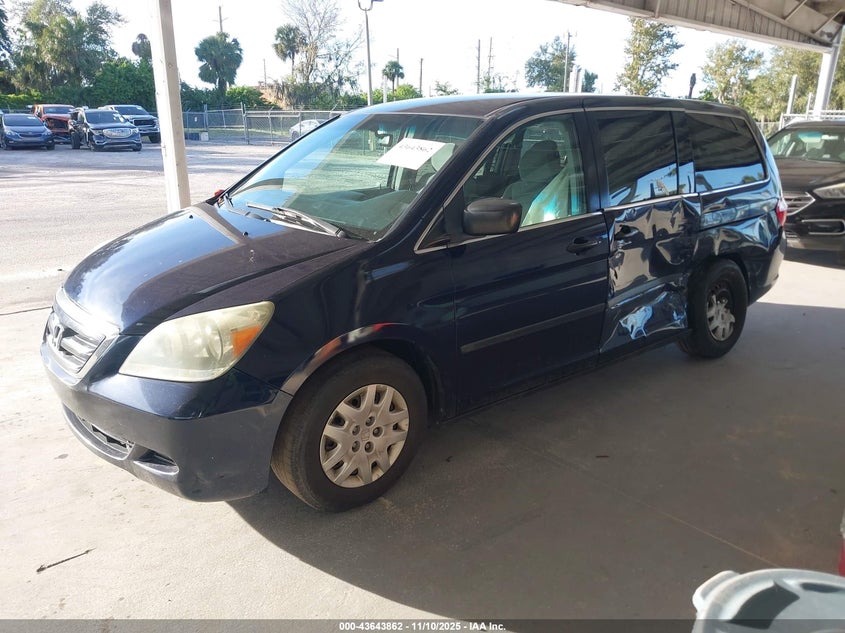 5FNRL382X6B100963 2006 HONDA ODYSSEY photo no. 2