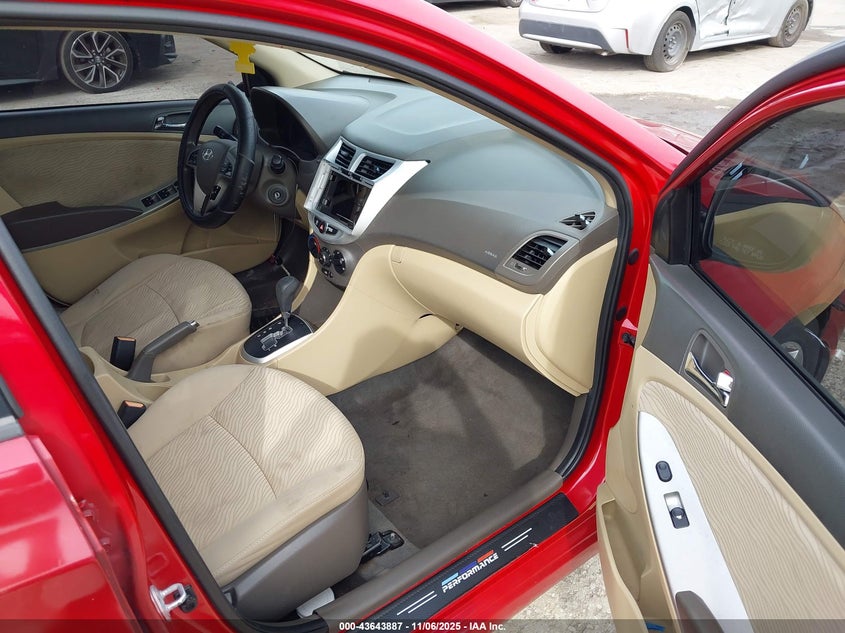 2014 HYUNDAI ACCENT GLS KMHCU4AE6EU595581