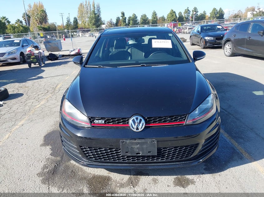 2015 Volkswagen Golf Gti 2.0T Se 4-Door VIN: 3VW4T7AU3FM029143 Lot: 43643925