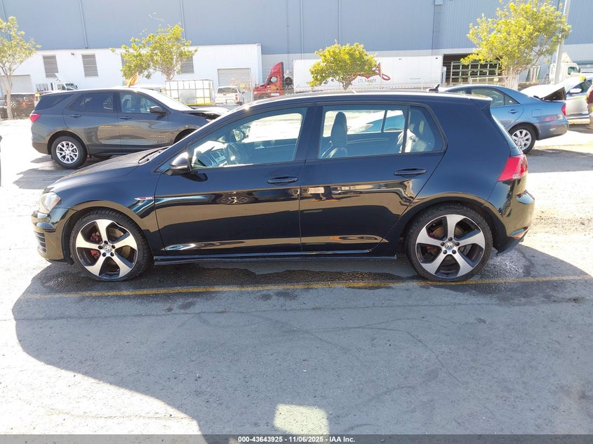 2015 Volkswagen Golf Gti 2.0T Se 4-Door VIN: 3VW4T7AU3FM029143 Lot: 43643925