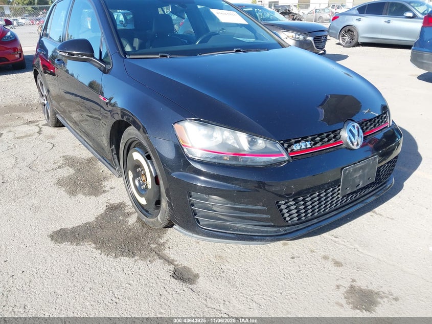 2015 Volkswagen Golf Gti 2.0T Se 4-Door VIN: 3VW4T7AU3FM029143 Lot: 43643925