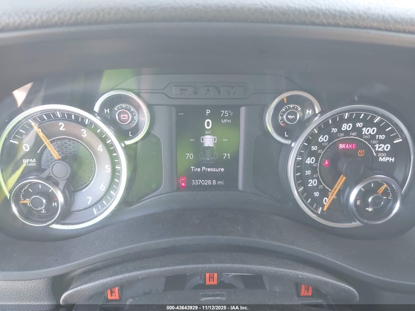 2020 Ram 2500 VIN: 3C7WR4HJ4LG110444 Lot: 43643929