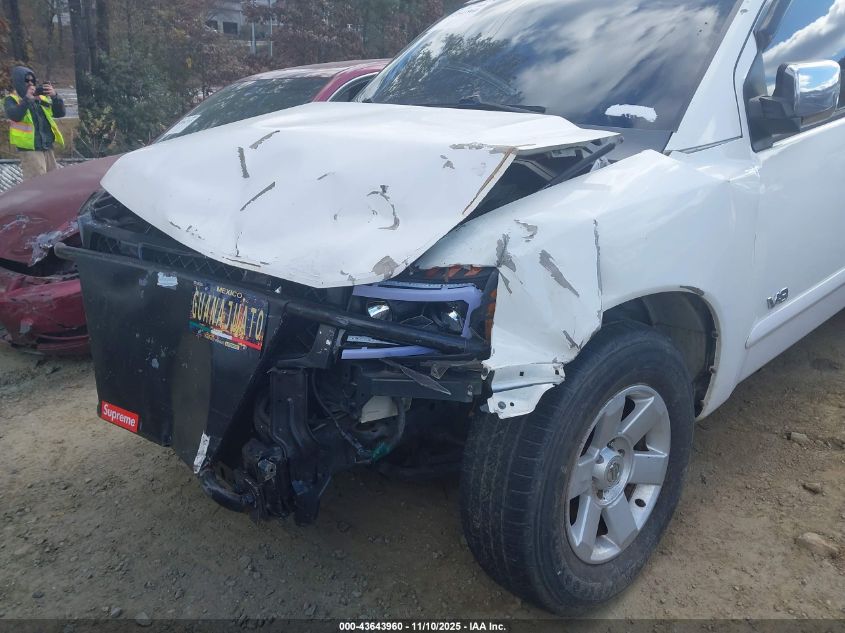 2006 Nissan Armada Le VIN: 5N1AA08A76N708977 Lot: 43643960