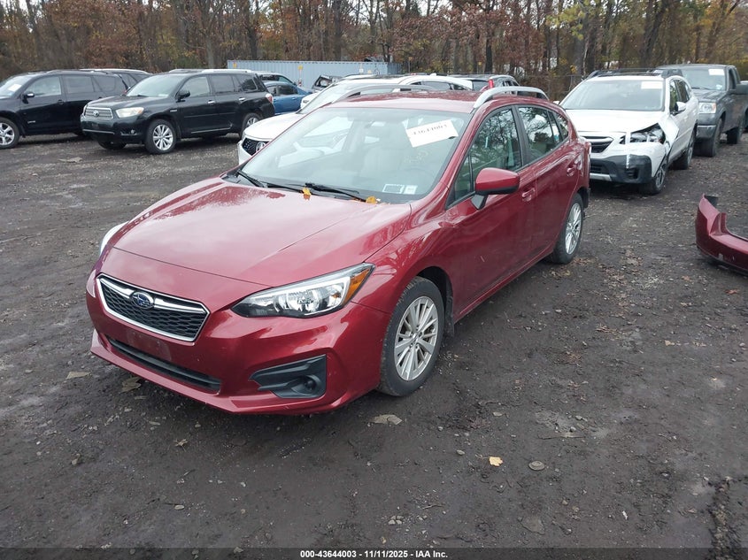 4S3GTAB69J3731412 2018 SUBARU IMPREZA photo no. 2