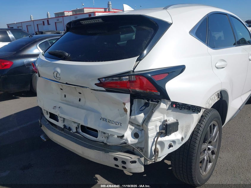 2016 Lexus Nx 200T VIN: JTJYARBZ4G2047642 Lot: 43644045