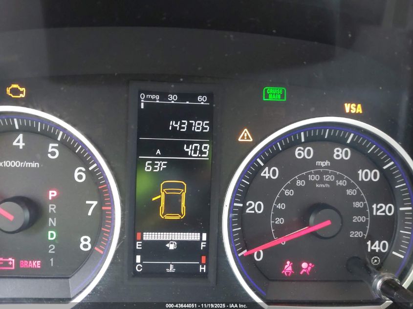 2008 Honda Cr-V Ex-L VIN: JHLRE48788C034668 Lot: 43644051