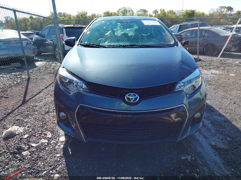 2015 Toyota Corolla S Plus VIN: 2T1BURHE1FC391627 Lot: 43644126
