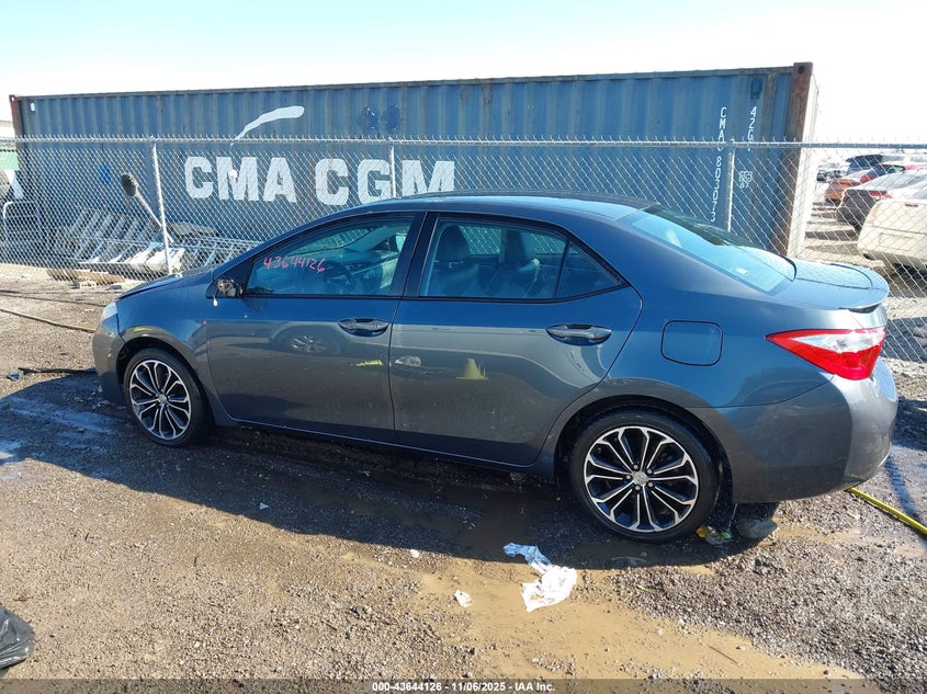 2015 Toyota Corolla S Plus VIN: 2T1BURHE1FC391627 Lot: 43644126