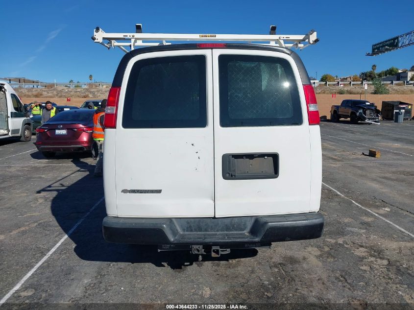 2019 Chevrolet Express 2500 Work Van VIN: 1GCWGAFG8K1336007 Lot: 43644233