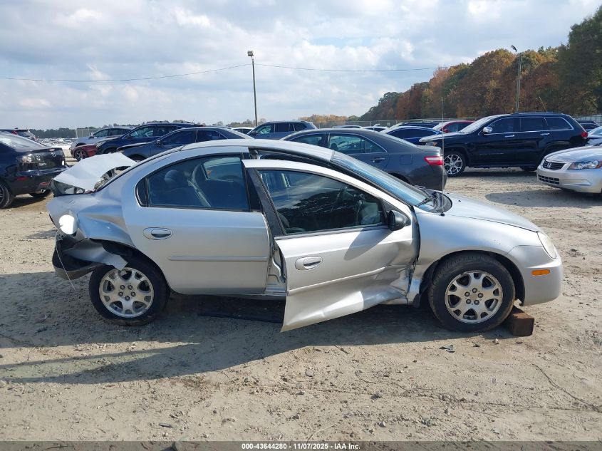 2005 Dodge Neon Sxt VIN: 1B3ES56C05D218990 Lot: 43644280