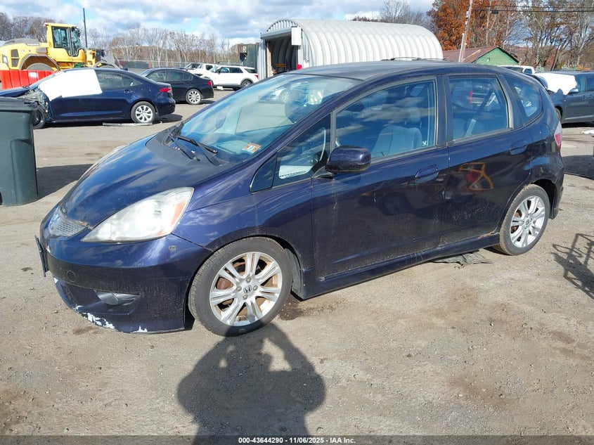 JHMGE88429S052753 2009 HONDA FIT photo no. 2