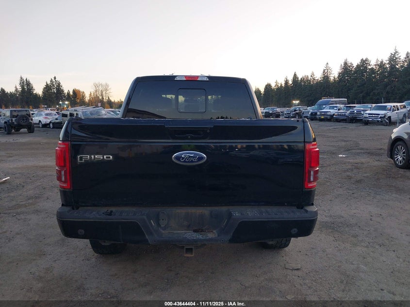 2017 Ford F-150 Lariat VIN: 1FTEW1EF5HFC13588 Lot: 43644404