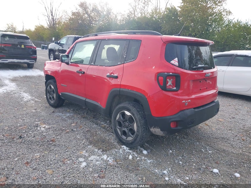 2017 JEEP RENEGADE SPORT 4X4 - ZACCJBAB0HPG47686