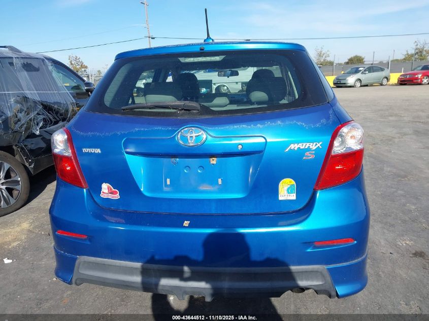 2009 Toyota Matrix S VIN: 2T1KE40E89C025504 Lot: 43644512