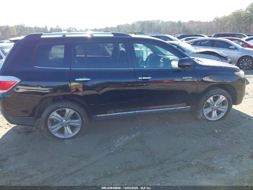 2012 Toyota Highlander Limited V6 VIN: 5TDDK3EH4CS157205 Lot: 43644580