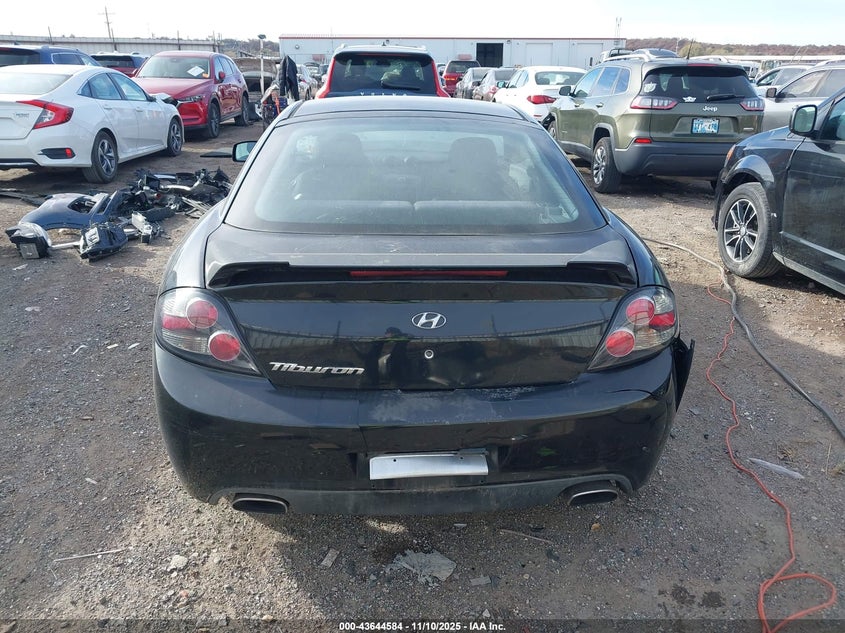 2008 Hyundai Tiburon Gs VIN: KMHHM66D98U295622 Lot: 43644584