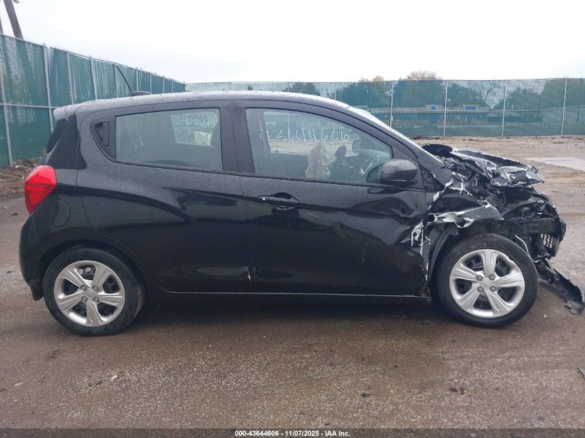 2020 Chevrolet Spark Fwd Ls Manual VIN: KL8CA6SA9LC462457 Lot: 43644606