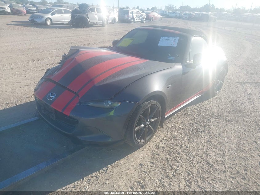 Vin: jm1ndac72h0120693, lot: 44139807, mazda mx-5 miata club 20172