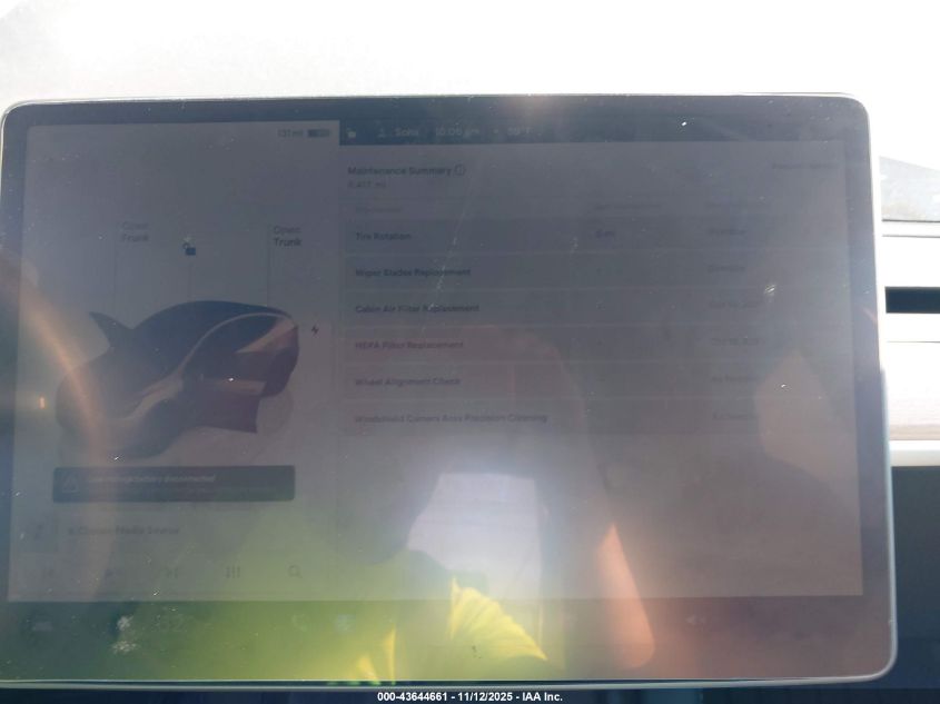 2025 Tesla Model Y Long Range Dual Motor All-Wheel Drive VIN: 7SAYGDEE0SA340344 Lot: 43644661