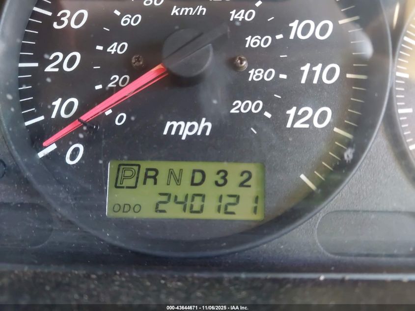 2003 Mazda Mpv Es/Lx/Lx-Sv VIN: JM3LW28J530335884 Lot: 43644671