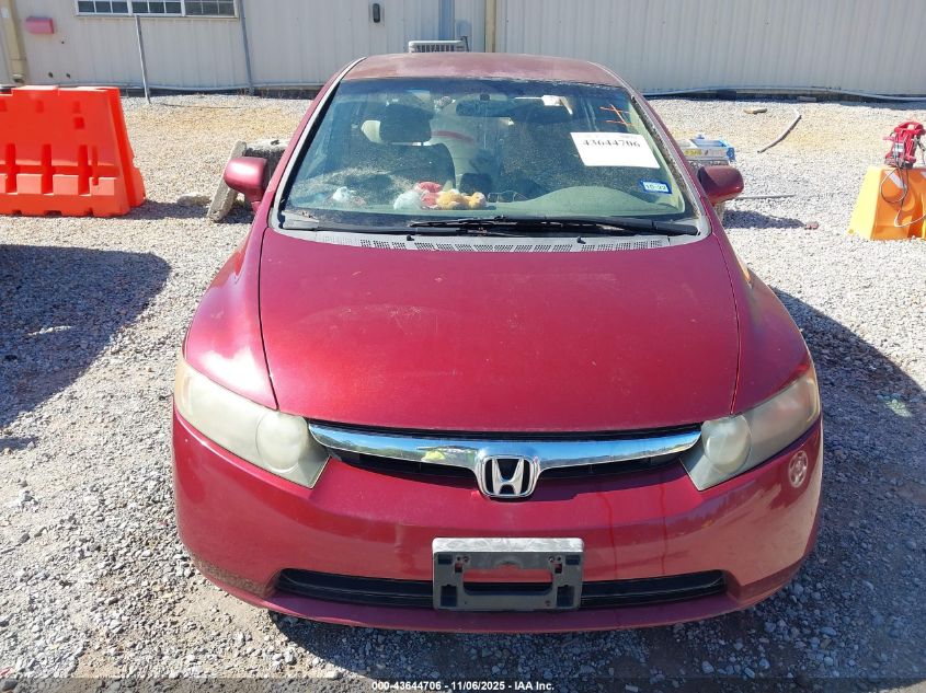 2006 Honda Civic Lx VIN: 1HGFA16576L055778 Lot: 43644706