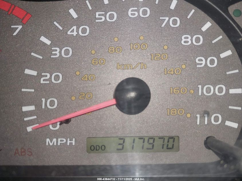 2002 Toyota Sequoia Limited V8 VIN: 5TDBT48A22S104333 Lot: 43644732