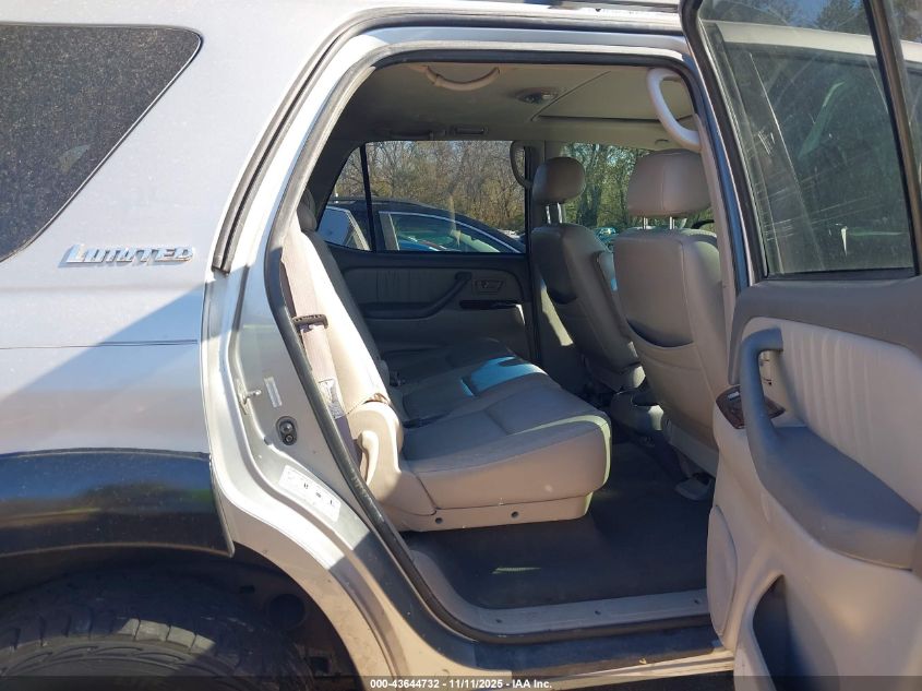 2002 Toyota Sequoia Limited V8 VIN: 5TDBT48A22S104333 Lot: 43644732