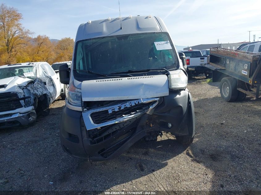 2020 Ram Promaster 3500 Cargo Van High Roof 159 Wb Ext VIN: 3C6URVJG4LE113243 Lot: 43644736