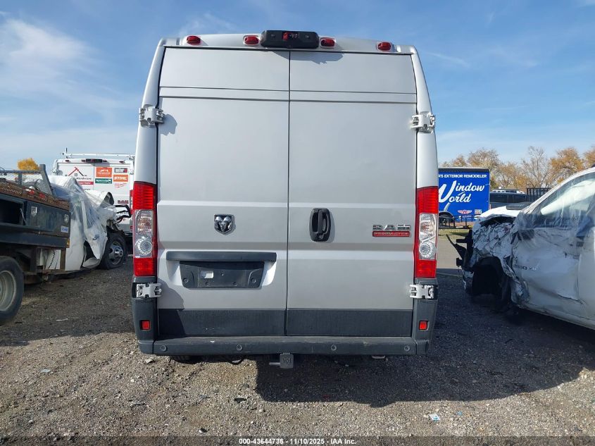 2020 Ram Promaster 3500 Cargo Van High Roof 159 Wb Ext VIN: 3C6URVJG4LE113243 Lot: 43644736