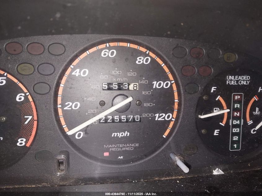 1997 Honda Cr-V Base (A4)/Base Abs (A4) VIN: JHLRD1854VC044965 Lot: 43644760