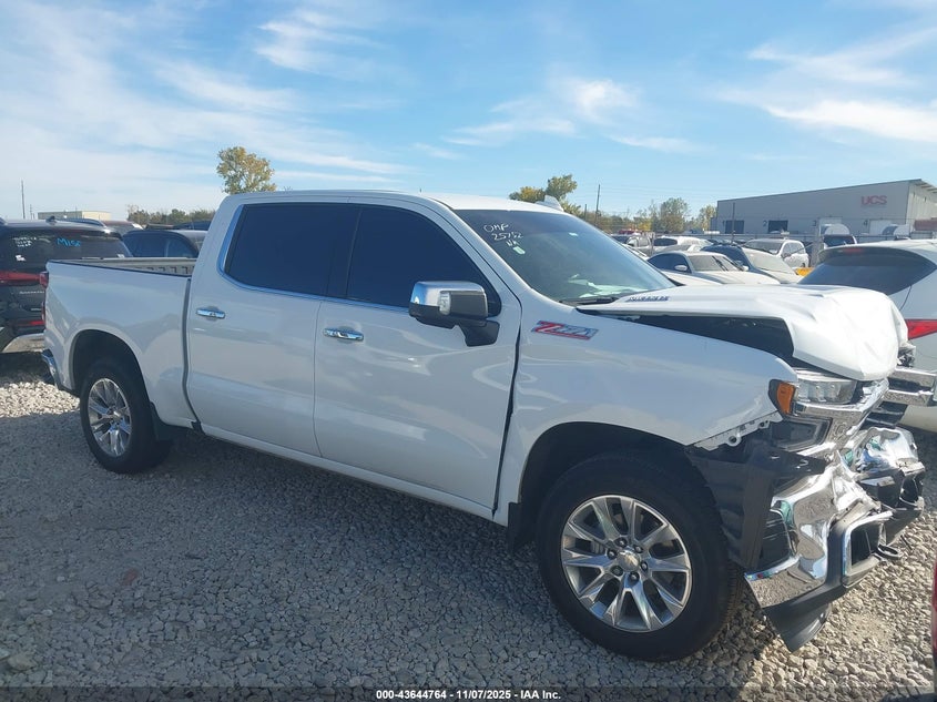 2022 CHEVROLET SILVERADO 1500 LTD 4WD  SHORT BED LTZ - 1GCUYGET7NZ187312