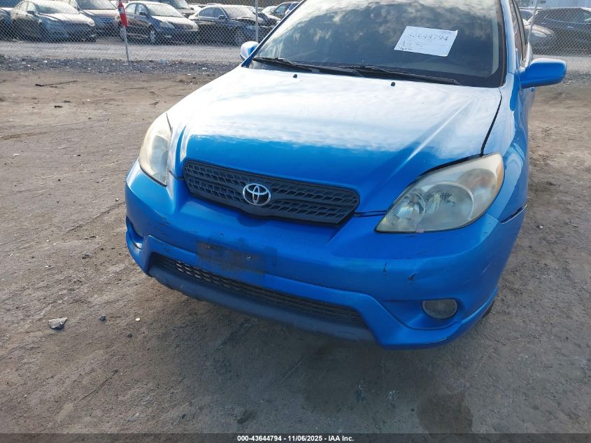 2007 Toyota Matrix Xr VIN: 2T1KR30E57C643794 Lot: 43644794