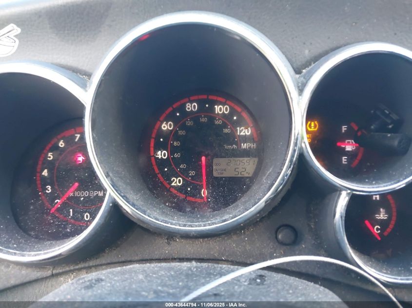 2007 Toyota Matrix Xr VIN: 2T1KR30E57C643794 Lot: 43644794