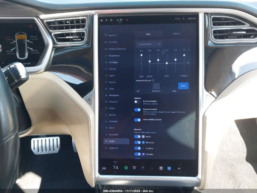 2012 Tesla Model S Signature VIN: 5YJSA1DN6CFS00369 Lot: 43644904