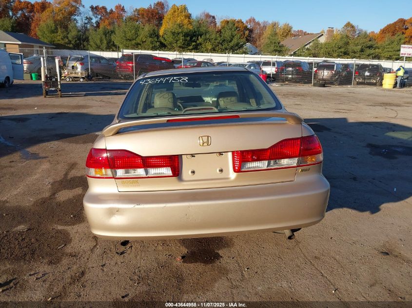2002 Honda Accord 3.0 Ex VIN: 1HGCG16592A034499 Lot: 43644958