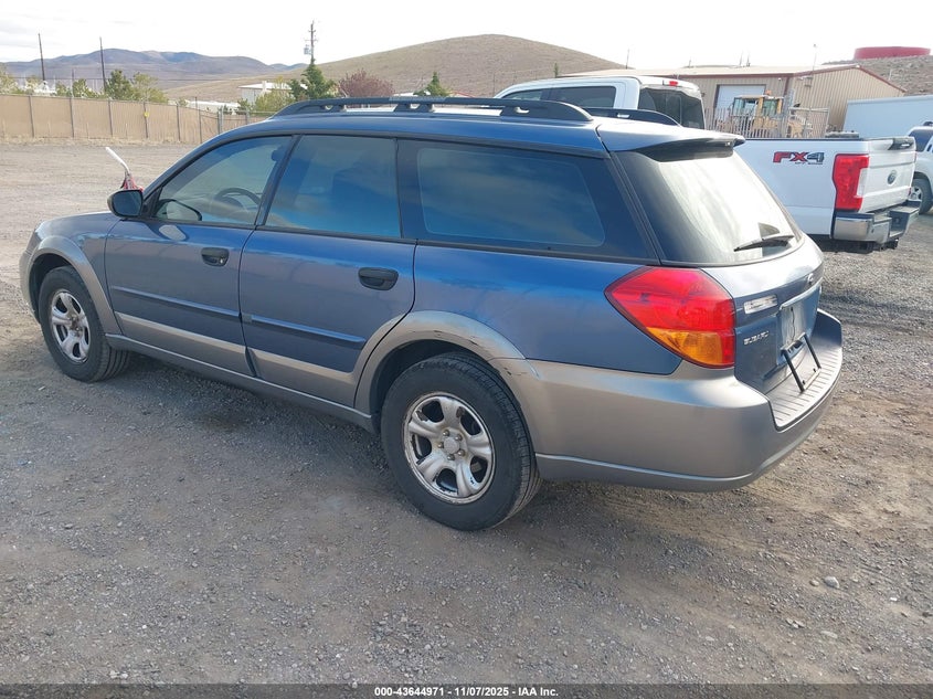 2007 Subaru Outback 2.5I/2.5I Basic/2.5I L.l. Bean Edition VIN: 4S4BP61C277345740 Lot: 43644971