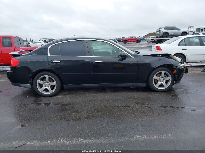 2003 Infiniti G35 Luxury Leather VIN: JNKCV51E83M312486 Lot: 43645002