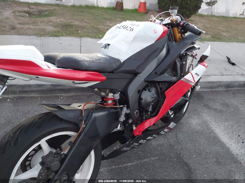 2007 YAMAHA YZFR6 L JYARJ12Y57A002744