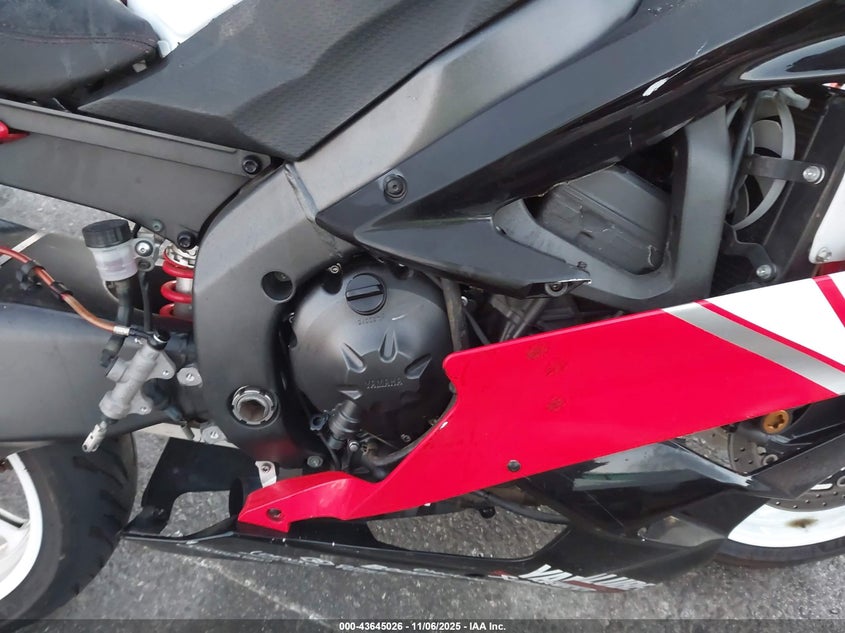 2007 YAMAHA YZFR6 L JYARJ12Y57A002744