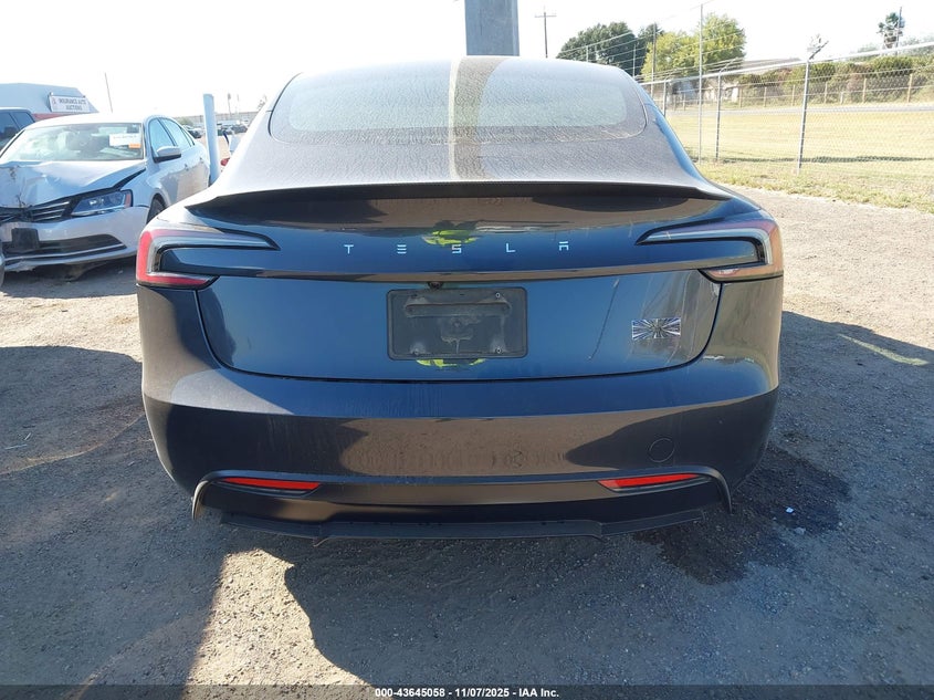 2025 Tesla Model 3 Performance VIN: 5YJ3E1ET0SF953948 Lot: 43645058