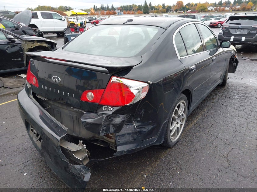 2005 Infiniti G35 VIN: JNKCV51E95M210066 Lot: 43645074