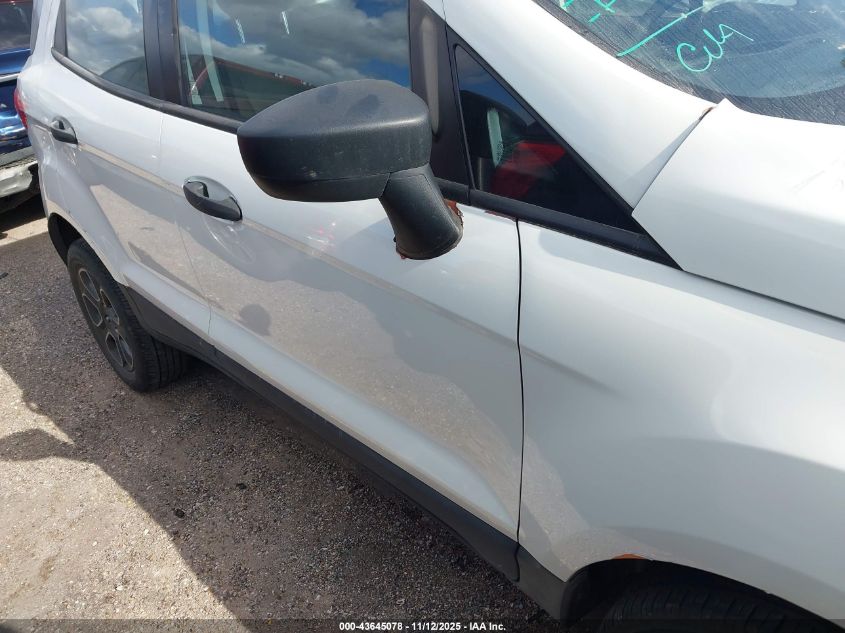 2022 Ford Ecosport S VIN: MAJ6S3FL7NC467001 Lot: 43645078