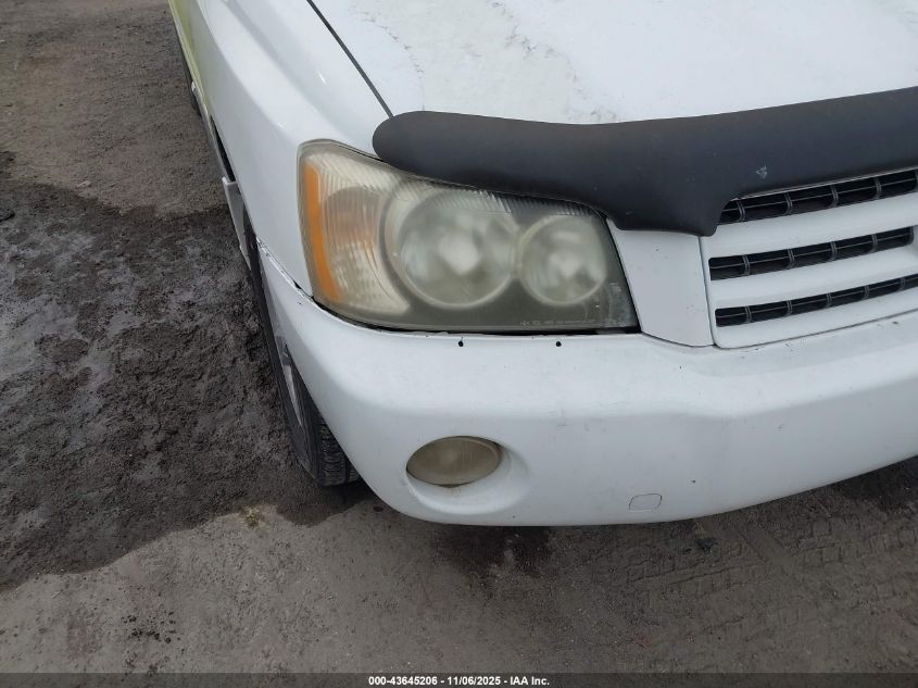 2003 Toyota Highlander V6 VIN: JTEHF21A930148216 Lot: 43645206