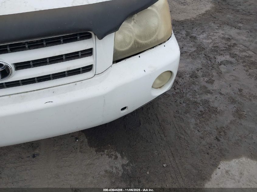 2003 Toyota Highlander V6 VIN: JTEHF21A930148216 Lot: 43645206