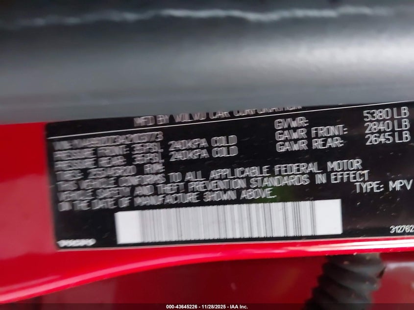 2010 Volvo Xc60 T6 VIN: YV4992DZ3A2103773 Lot: 43645226