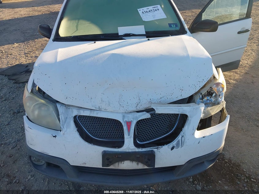 2005 Pontiac Vibe VIN: 5Y2SL63885Z454889 Lot: 43645269