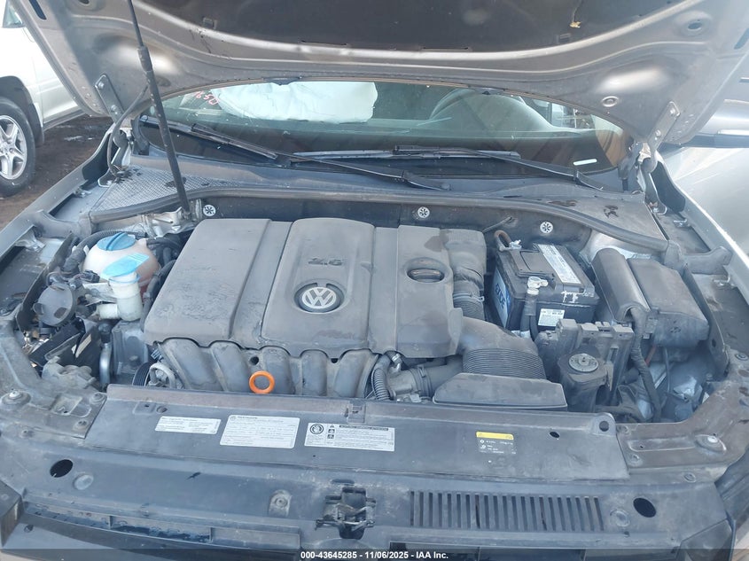 2013 VOLKSWAGEN PASSAT 2.5L S - 1VWAP7A31DC134650