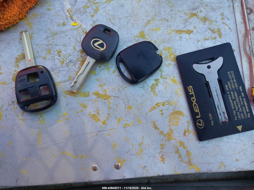 2001 Lexus Ls 430 VIN: JTHBN30FX10005951 Lot: 43645311