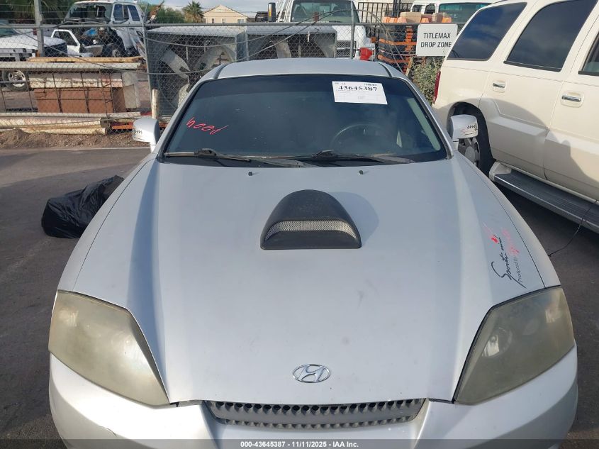 2006 Hyundai Tiburon Gs VIN: KMHHM65D56U194060 Lot: 43645387