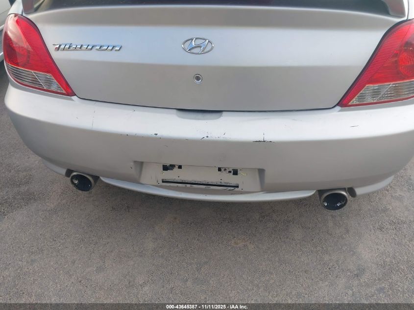 2006 Hyundai Tiburon Gs VIN: KMHHM65D56U194060 Lot: 43645387